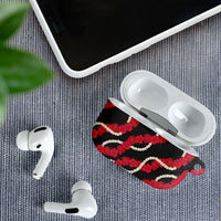 Aloha Ula'ula Hibiscus Pikake Lei AirPods Case Hawaiian Quilt Pattern LT9 - Polynesian Pride