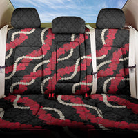 Aloha Ula'ula Hibiscus Pikake Lei Back Car Seat Cover Hawaiian Quilt Pattern