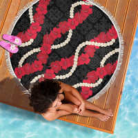 Aloha Ula'ula Hibiscus Pikake Lei Beach Blanket Hawaiian Quilt Pattern LT9 - Polynesian Pride