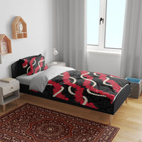 Aloha Ula'ula Hibiscus Pikake Lei Bedding Set Hawaiian Quilt Pattern LT9 - Polynesian Pride