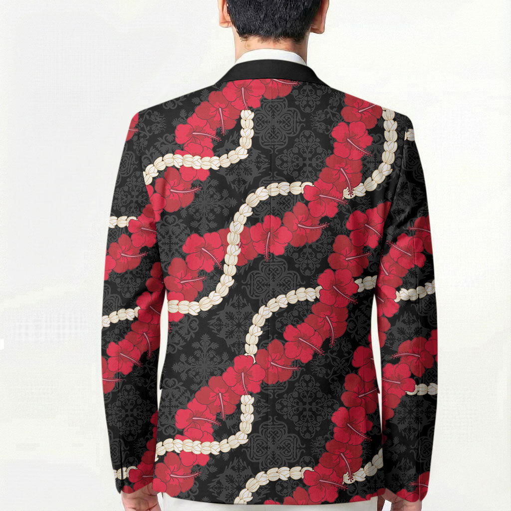 Aloha Ula'ula Hibiscus Pikake Lei Blazer Hawaiian Quilt Pattern LT9 - Polynesian Pride