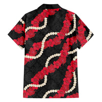 Aloha Ula'ula Hibiscus Pikake Lei Hawaiian Shirt Hawaiian Quilt Pattern