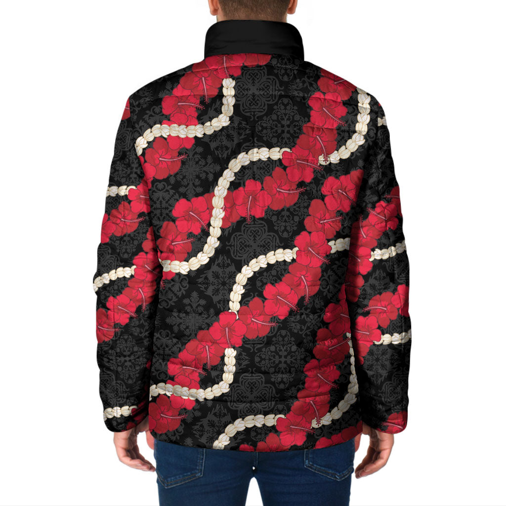 Aloha Ula'ula Hibiscus Pikake Lei Padded Jacket Hawaiian Quilt Pattern LT9 - Polynesian Pride