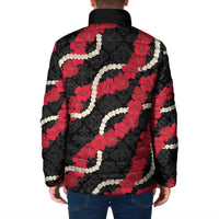 Aloha Ula'ula Hibiscus Pikake Lei Padded Jacket Hawaiian Quilt Pattern LT9 - Polynesian Pride