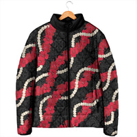 Aloha Ula'ula Hibiscus Pikake Lei Padded Jacket Hawaiian Quilt Pattern LT9 - Polynesian Pride
