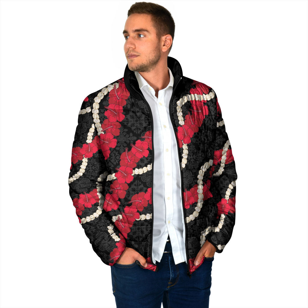 Aloha Ula'ula Hibiscus Pikake Lei Padded Jacket Hawaiian Quilt Pattern LT9 - Polynesian Pride