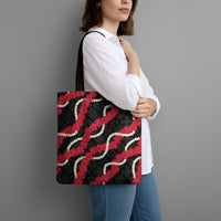 Aloha Ula'ula Hibiscus Pikake Lei Tote Bag Hawaiian Quilt Pattern LT9 - Polynesian Pride