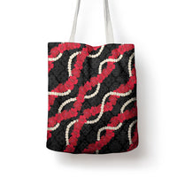 Aloha Ula'ula Hibiscus Pikake Lei Tote Bag Hawaiian Quilt Pattern LT9 - Polynesian Pride