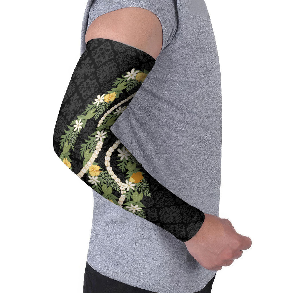 Puakenikeni Anthurium Pikake Lei Arm Sleeves Hawaiian Quilt Pattern