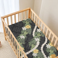 Puakenikeni Anthurium Pikake Lei Baby Bed Cover Hawaiian Quilt Pattern LT9 - Polynesian Pride