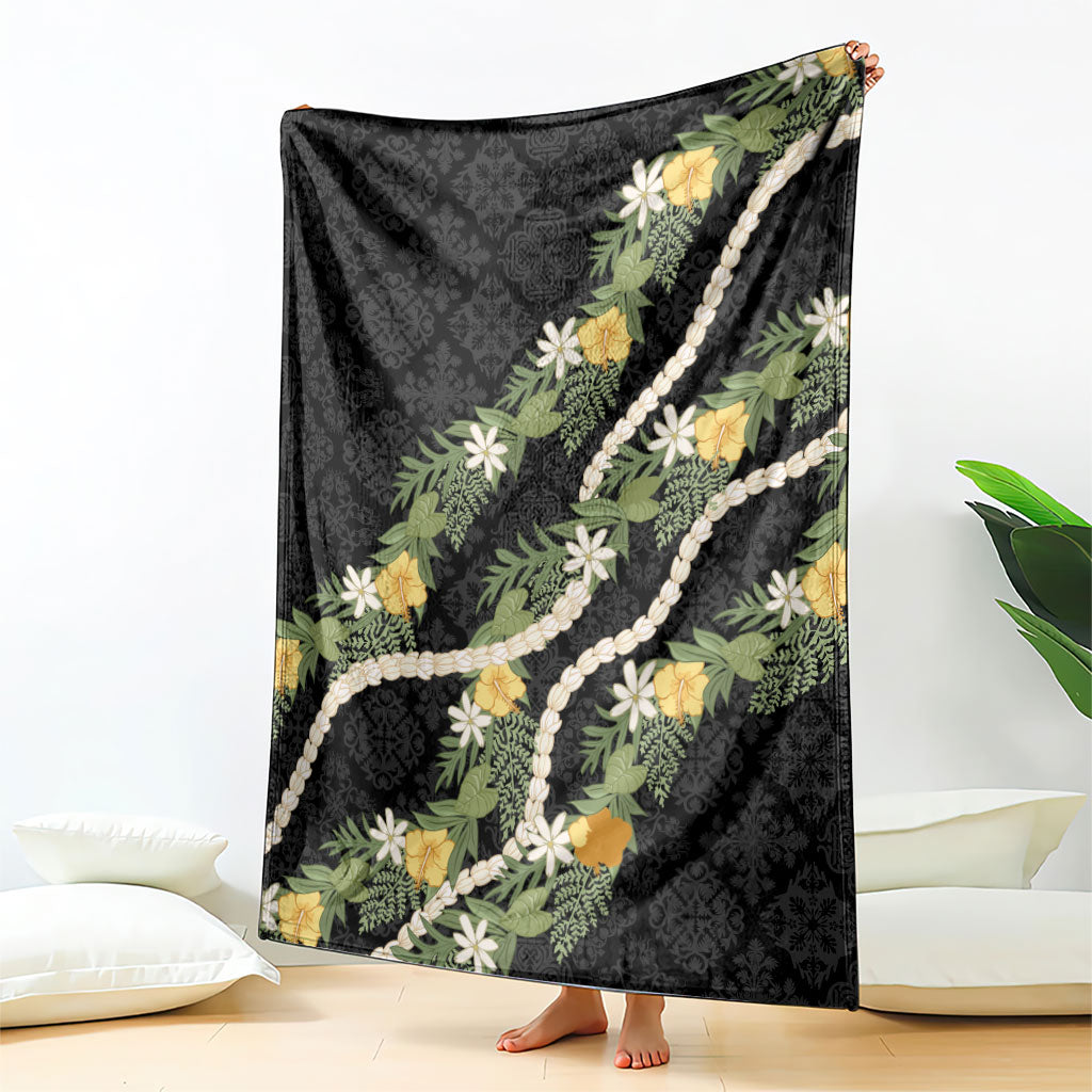 Puakenikeni Anthurium Pikake Lei Blanket Hawaiian Quilt Pattern LT9 - Polynesian Pride