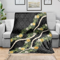 Puakenikeni Anthurium Pikake Lei Blanket Hawaiian Quilt Pattern LT9 - Polynesian Pride