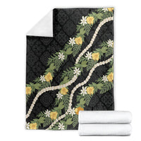 Puakenikeni Anthurium Pikake Lei Blanket Hawaiian Quilt Pattern LT9 - Polynesian Pride