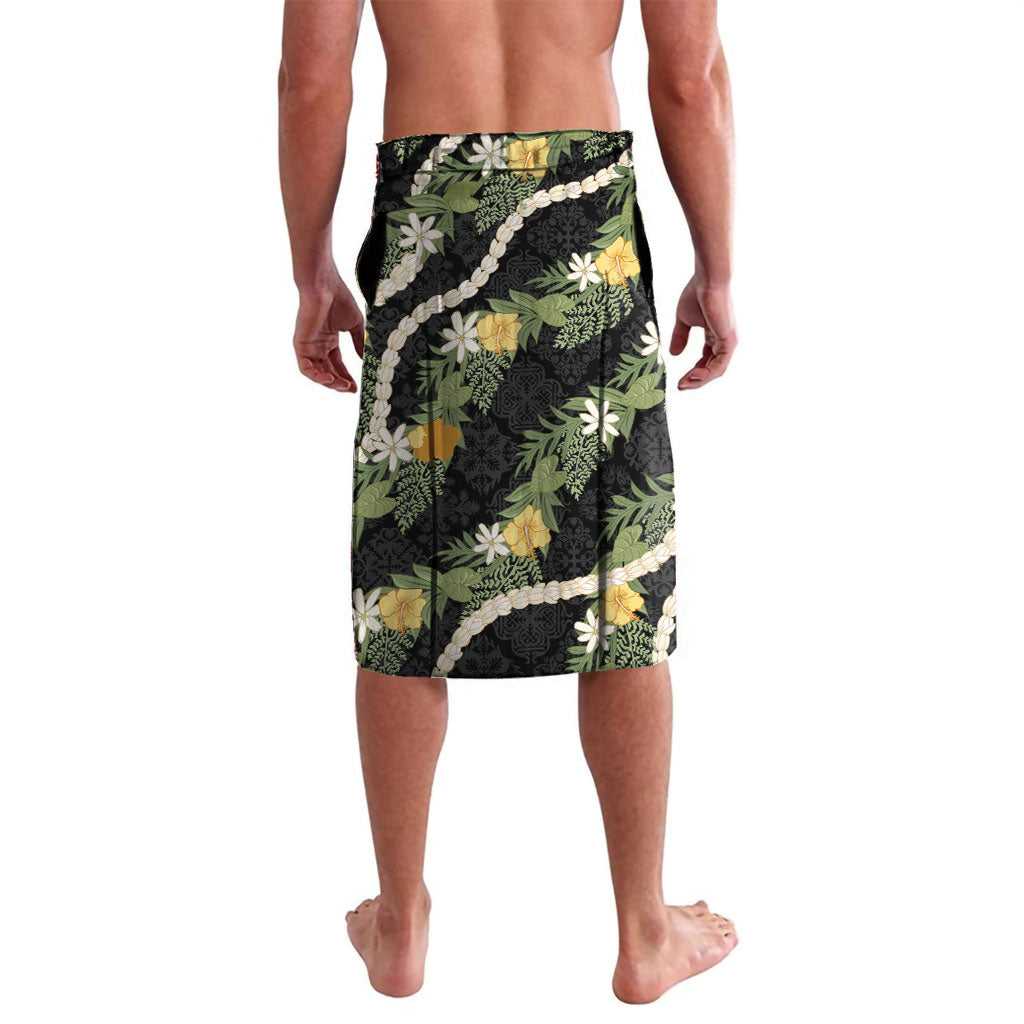 Puakenikeni Anthurium Pikake Lei Lavalava Hawaiian Quilt Pattern LT9 - Polynesian Pride