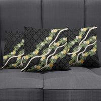 Puakenikeni Anthurium Pikake Lei Pillow Cover Hawaiian Quilt Pattern