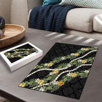 Puakenikeni Anthurium Pikake Lei Puzzle Hawaiian Quilt Pattern LT9 - Polynesian Pride