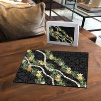 Puakenikeni Anthurium Pikake Lei Puzzle Hawaiian Quilt Pattern LT9 - Polynesian Pride