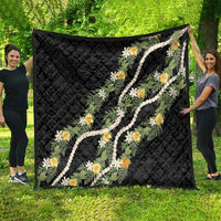 Puakenikeni Anthurium Pikake Lei Quilt Hawaiian Quilt Pattern LT9 - Polynesian Pride