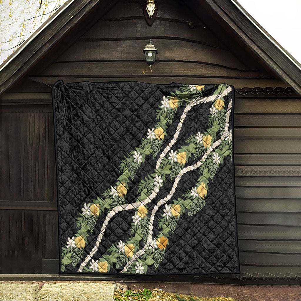Puakenikeni Anthurium Pikake Lei Quilt Hawaiian Quilt Pattern LT9 - Polynesian Pride