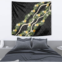 Puakenikeni Anthurium Pikake Lei Tapestry Hawaiian Quilt Pattern LT9 - Polynesian Pride