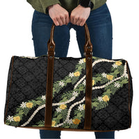 Puakenikeni Anthurium Pikake Lei Travel Bag Hawaiian Quilt Pattern