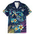 Plumeria Turtles Traditional Tribal Family Matching Mermaid Dress and Hawaiian Shirt