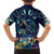 Plumeria Turtles Traditional Tribal Family Matching Tank Maxi Dress and Hawaiian Shirt