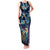 Plumeria Turtles Traditional Tribal Family Matching Tank Maxi Dress and Hawaiian Shirt