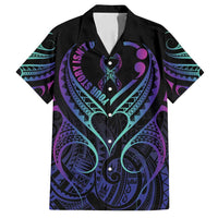 Personalised Your Story Isn't Over Family Matching Tank Maxi Dress and Hawaiian Shirt Suicide Prevention Awareness Semicolon Heart