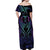 Personalised Your Story Isn't Over Off Shoulder Maxi Dress Suicide Prevention Awareness Semicolon Heart