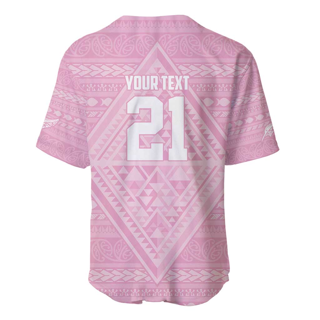 Custom New Zealand Basketball Indigenous Baseball Jersey - Polynesian Pride