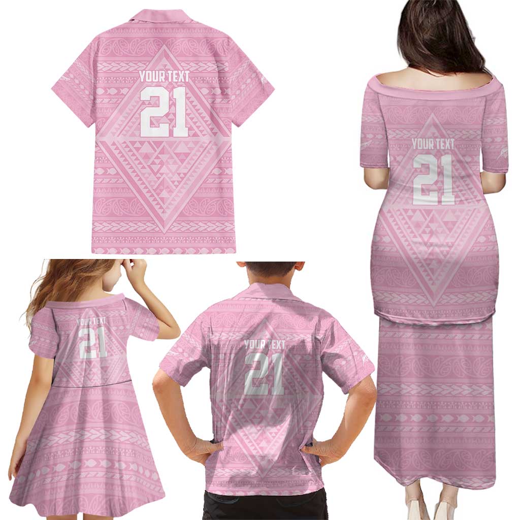 Custom New Zealand Basketball Indigenous Family Matching Puletasi and Hawaiian Shirt LT9 - Polynesian Pride