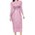 Custom New Zealand Basketball Indigenous Long Sleeve Bodycon Dress - Polynesian Pride