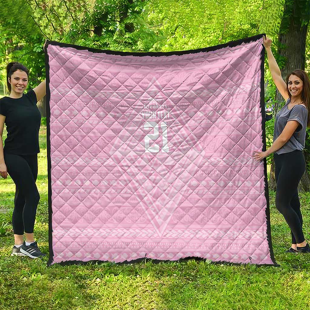 Custom New Zealand Basketball Indigenous Quilt - Polynesian Pride