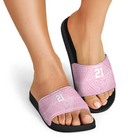 Custom New Zealand Basketball Indigenous Slide Sandals - Polynesian Pride