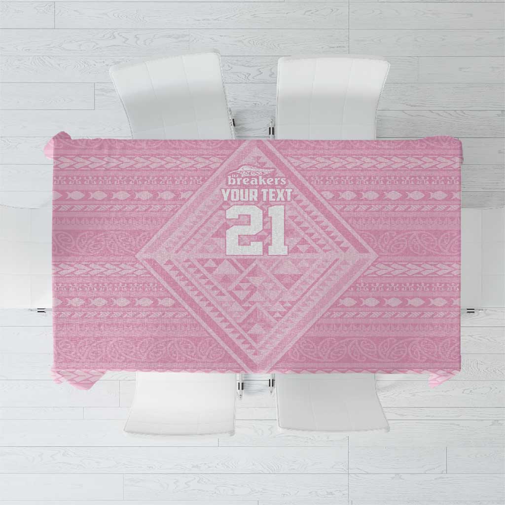 Custom New Zealand Basketball Indigenous Tablecloth - Polynesian Pride
