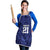 Custom Basketball New Zealand Apron Blue Maori Ta Moko Indigenous - Polynesian Pride