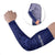 Custom Basketball New Zealand Arm Sleeves Blue Maori Ta Moko Indigenous - Polynesian Pride
