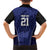 Custom Basketball New Zealand Family Matching Short Sleeve Bodycon Dress and Hawaiian Shirt Blue Maori Ta Moko Indigenous - Polynesian Pride