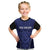 Custom Basketball New Zealand Kid T Shirt Blue Maori Ta Moko Indigenous - Polynesian Pride