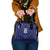 Custom Basketball New Zealand Shoulder Handbag Blue Maori Ta Moko Indigenous - Polynesian Pride
