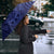 Custom Basketball New Zealand Umbrella Blue Maori Ta Moko Indigenous - Polynesian Pride