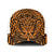 Basketball New Zealand Baseball Net Cap Gold Maori Ta Moko Indigenous - Polynesian Pride