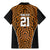 Custom Basketball New Zealand Family Matching Mermaid Dress and Hawaiian Shirt Gold Maori Ta Moko Indigenous - Polynesian Pride