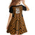 Custom Basketball New Zealand Family Matching Tank Maxi Dress and Hawaiian Shirt Gold Maori Ta Moko Indigenous - Polynesian Pride