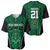 Custom Basketball New Zealand Baseball Jersey Green Maori Ta Moko Indigenous - Polynesian Pride
