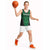 Custom Basketball New Zealand Basketball Jersey Green Maori Ta Moko Indigenous - Polynesian Pride