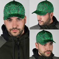 Basketball New Zealand Classic Cap Green Maori Ta Moko Indigenous - Polynesian Pride
