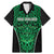 Custom Basketball New Zealand Family Matching Mermaid Dress and Hawaiian Shirt Green Maori Ta Moko Indigenous - Polynesian Pride