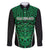 Custom Basketball New Zealand Family Matching Mermaid Dress and Hawaiian Shirt Green Maori Ta Moko Indigenous - Polynesian Pride